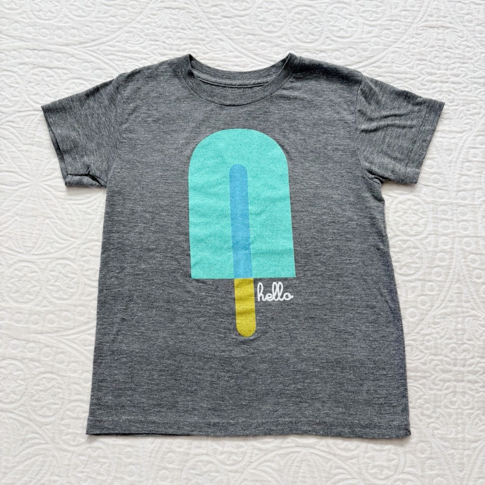 Hello Apparel Kids Unisex Popsicle Print Tee Sz‎ 8